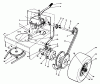Toro 30165 - Mid-Size Proline Gear Traction Unit, 12.5 hp, 1992 (2000001-2999999) Ersatzteile AXLE ASSEMBLY