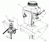 Toro 30165 - Mid-Size Proline Gear Traction Unit, 12.5 hp, 1992 (2000001-2999999) Ersatzteile ENGINE & CLUTCH ASSEMBLY
