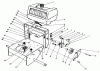 Toro 30165 - Mid-Size Proline Gear Traction Unit, 12.5 hp, 1992 (2000001-2999999) Ersatzteile FRAME ASSEMBLY