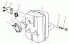 Toro 30165 - Mid-Size Proline Gear Traction Unit, 12.5 hp, 1992 (2000001-2999999) Ersatzteile MUFFLER ASSEMBLY
