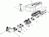 Toro 30165 - Mid-Size Proline Gear Traction Unit, 12.5 hp, 1993 (3900001-3999999) Ersatzteile AIR CLEANER & CARBURETOR ASSEMBLY