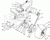 Toro 30165 - Mid-Size Proline Gear Traction Unit, 12.5 hp, 1994 (4900001-4999999) Ersatzteile AXLE ASSEMBLY
