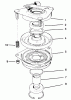Toro 30165 - Mid-Size Proline Gear Traction Unit, 12.5 hp, 1994 (4900001-4999999) Ersatzteile CLUTCH ASSEMBLY N0. 54-3200