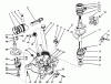 Toro 30165 - Mid-Size Proline Gear Traction Unit, 12.5 hp, 1994 (4900001-4999999) Ersatzteile CRANKCASE ASSEMBLY
