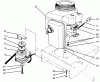Toro 30165 - Mid-Size Proline Gear Traction Unit, 12.5 hp, 1994 (4900001-4999999) Ersatzteile ENGINE & CLUTCH ASSEMBLY