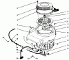 Toro 30165 - Mid-Size Proline Gear Traction Unit, 12.5 hp, 1994 (4900001-4999999) Ersatzteile RECOIL & FLYWHEEL ASSEMBLY