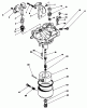 Toro 30170 - Mid-Size Proline Gear Traction Unit, 12.5 hp, 1991 (1000001-1999999) Ersatzteile CARBURETOR ASSEMBLY