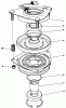 Toro 30170 - Mid-Size Proline Gear Traction Unit, 12.5 hp, 1991 (1000001-1999999) Ersatzteile CLUTCH ASSEMBLY NO. 54-3200