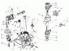 Toro 30170 - Mid-Size Proline Gear Traction Unit, 12.5 hp, 1991 (1000001-1999999) Ersatzteile CRANKCASE ASSEMBLY