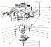 Toro 30175 - Mid-Size Proline Gear Traction Unit, 14 hp, 1993 (39000001-39999999) Ersatzteile ENGINE ASSEMBLY