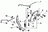 Toro 30175 - Mid-Size Proline Gear Traction Unit, 14 hp, 1993 (39000001-39999999) Ersatzteile ENGINE CONTROLS - ENGINE KOHLER MODEL NO. CV14T-1412