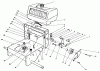 Toro 30175 - Mid-Size Proline Gear Traction Unit, 14 hp, 1993 (39000001-39999999) Ersatzteile FRAME ASSEMBLY