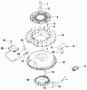 Toro 30175 - Mid-Size Proline Gear Traction Unit, 14 hp, 1993 (39000001-39999999) Ersatzteile IGNITION/ELECTRICAL - ENGINE KOHLER MODEL NO. CV14T-1412