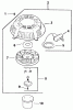 Toro 30175 - Mid-Size Proline Gear Traction Unit, 14 hp, 1993 (39000001-39999999) Ersatzteile STARTING SYSTEM - ENGINE KOHLER MODEL NO. CV14T-1412