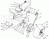 Toro 30175 - Mid-Size Proline Gear Traction Unit, 14 hp, 1994 (49000001-49999999) Ersatzteile AXLE ASSEMBLY