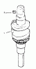 Toro 30175 - Mid-Size Proline Gear Traction Unit, 14 hp, 1994 (49000001-49999999) Ersatzteile ENGINE KOHLER CRANKSHAFT