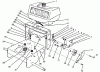 Toro 30175 - Mid-Size Proline Gear Traction Unit, 14 hp, 1994 (49000001-49999999) Ersatzteile FRAME ASSEMBLY