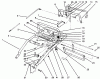 Toro 30175 - Mid-Size Proline Gear Traction Unit, 14 hp, 1994 (49000001-49999999) Ersatzteile HANDLE ASSEMBLY