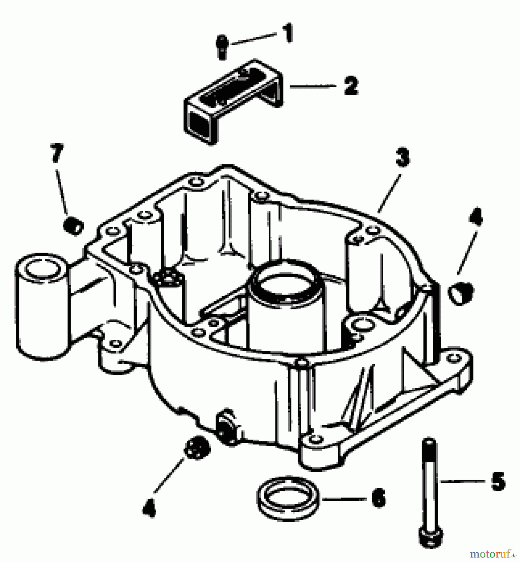 Toro Neu Mowers, Drive Unit Only 30180 - Toro Mid-Size Proline Gear Traction Unit, 16 hp, 1991 (100001-199999) OIL PAN-ENGINE KOHLER MODEL NO. MV16S-TYPE 56511