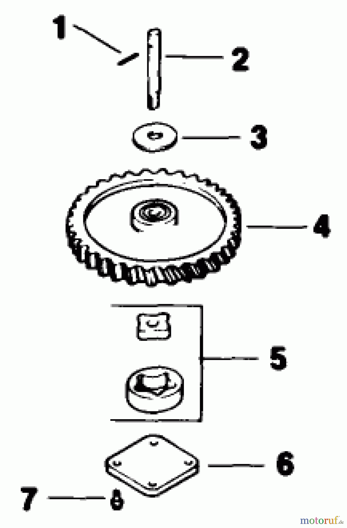 Toro Neu Mowers, Drive Unit Only 30180 - Toro Mid-Size Proline Gear Traction Unit, 16 hp, 1991 (100001-199999) OIL PUMP-ENGINE KOHLER MODEL NO. MV16S-TYPE 56511