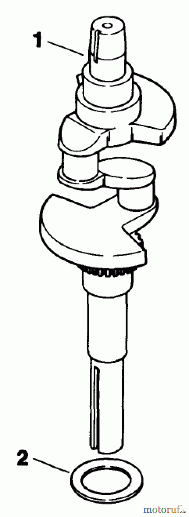  Toro Neu Mowers, Drive Unit Only 30180 - Toro Mid-Size Proline Gear Traction Unit, 16 hp, 1993 (390001-399999) CRANKCASE-ENGINE MODEL NO. MV16S-TYPE 56519 #2