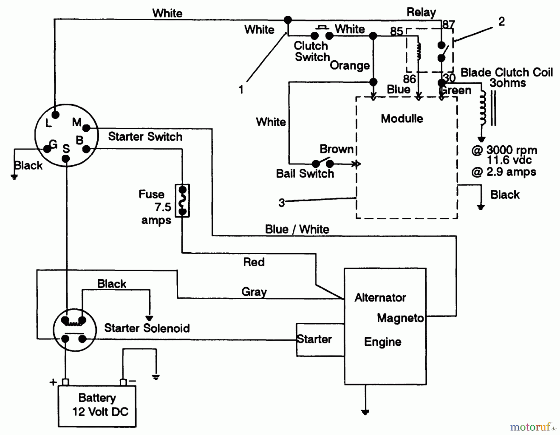  Toro Neu Mowers, Drive Unit Only 30180 - Toro Mid-Size Proline Gear Traction Unit, 16 hp, 1993 (390001-399999) ELECTRIC SCHEMATIC