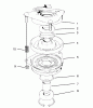 Toro 30180 - Mid-Size Proline Gear Traction Unit, 16 hp, 1994 (490731-499999) Ersatzteile CLUTCH ASSEMBLY NO. 54-3200
