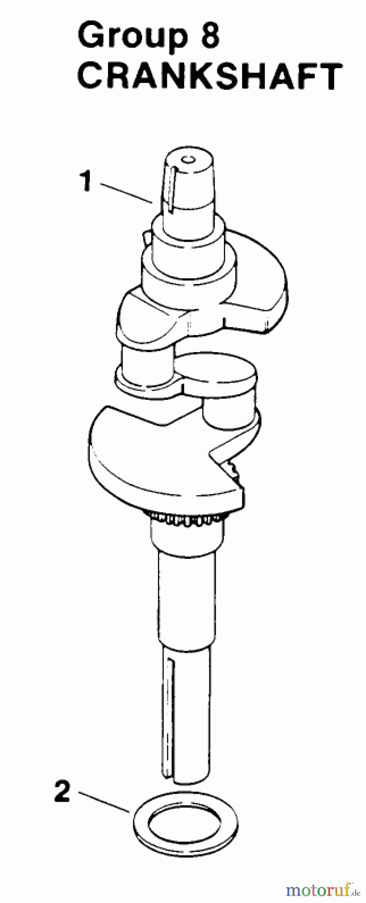 Toro Neu Mowers, Drive Unit Only 30180 - Toro Mid-Size Proline Gear Traction Unit, 16 hp, 1994 (490731-499999) CRANKCASE-ENGINE KOHLER MODEL NO. MV16S-TYPE PS56519 #2