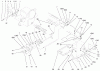 Toro 73561SEI (522xi) - 522xi Indy Special Edition Garden Tractor, 2000 (200000001-200999999) Ersatzteile ATTACH-A-MATIC AND HITCH ASSEMBLY
