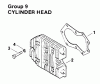 Toro 30180 - Mid-Size Proline Gear Traction Unit, 16 hp, 1994 (490731-499999) Ersatzteile CYLINDER HEAD-ENGINE KOHLER MODEL NO. MV16S-TYPE PS56519