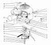 Toro 30180 - Mid-Size Proline Gear Traction Unit, 16 hp, 1994 (490731-499999) Ersatzteile ENGINE ASSEMBLY