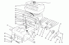 Toro 30180 - Mid-Size Proline Gear Traction Unit, 16 hp, 1994 (490731-499999) Ersatzteile FRAME ASSEMBLY
