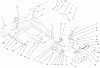 Toro 73561SEI (522xi) - 522xi Indy Special Edition Garden Tractor, 2000 (200000001-200999999) Ersatzteile BUMPER AND HOOD SUPPORT ASSEMBLY