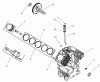 Toro 73561SEI (522xi) - 522xi Indy Special Edition Garden Tractor, 2000 (200000001-200999999) Ersatzteile CRANKCASE-KOHLER #CH22S-PS-66545