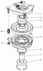 Toro 30185 - Mid-Size Proline Hydro Traction Unit, 14 hp, 1991 (10000001-19999999) Ersatzteile CLUTCH ASSEMBLY NO. 54-3200