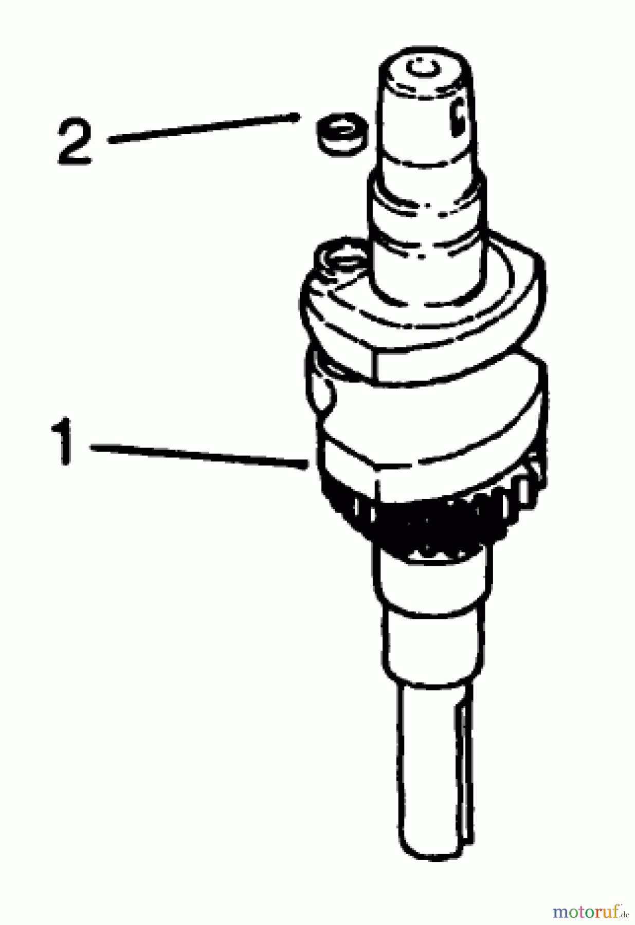 Toro Neu Mowers, Drive Unit Only 30185 - Toro Mid-Size Proline Hydro Traction Unit, 14 hp, 1992 (20000001-29999999) CRANKSHAFT-ENGINE KOHLER MODEL NO. CV14 S-1429