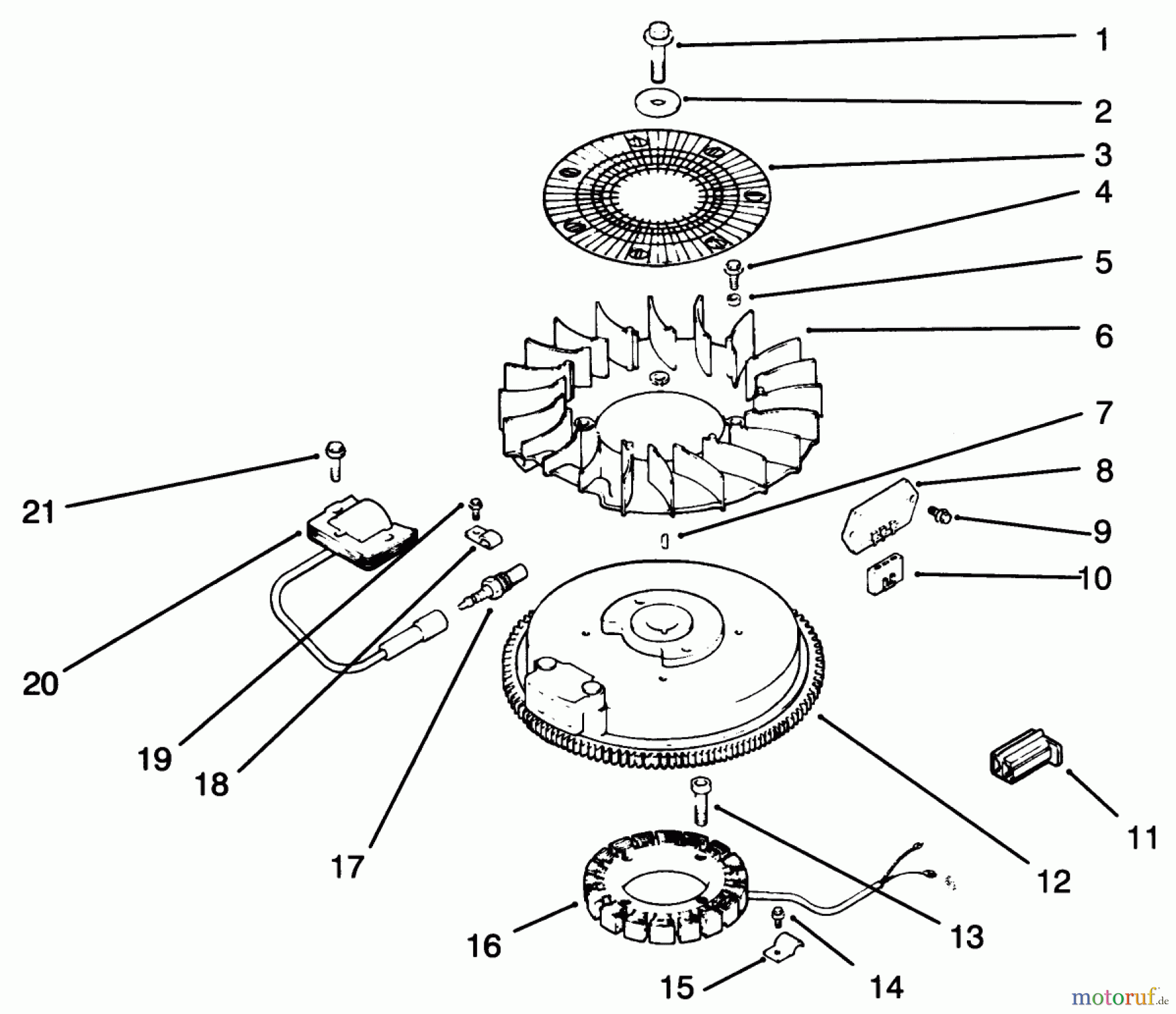  Toro Neu Mowers, Drive Unit Only 30185 - Toro Mid-Size Proline Hydro Traction Unit, 14 hp, 1993 (39000001-39999999) IGNITION/ELECTRICAL-ENGINE KOHLER MODEL NO. CV14 S-1429