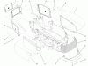 Toro 73561SEI (522xi) - 522xi Indy Special Edition Garden Tractor, 2000 (200000001-200999999) Ersatzteile GRILL AND SIDE PANEL ASSEMBLY