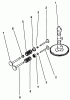 Toro 30190 - Mid-Size Proline Hydro Traction Unit, 18 hp, 1991 (10000001-19999999) Ersatzteile CAMSHAFT & VALVES-KOHLER ENGINE MODEL NO. MV18S-TYPE 58543