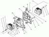 Toro 30190 - Mid-Size Proline Hydro Traction Unit, 18 hp, 1991 (10000001-19999999) Ersatzteile CRANKCASE-KOHLER ENGINE MODEL NO. MV18S-TYPE 58543 #1