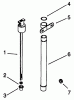 Toro 30190 - Mid-Size Proline Hydro Traction Unit, 18 hp, 1991 (10000001-19999999) Ersatzteile DIPSTICK-KOHLER ENGINE MODEL NO. MV18S-TYPE 58543