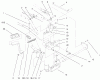 Toro 73561SEI (522xi) - 522xi Indy Special Edition Garden Tractor, 2000 (200000001-200999999) Ersatzteile HYDRO CONTROLS ASSEMBLY
