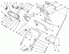 Toro 30190 - Mid-Size Proline Hydro Traction Unit, 18 hp, 1991 (10000001-19999999) Ersatzteile HANDLE/CONTROL PANEL ASSEMBLY