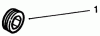 Toro 30190 - Mid-Size Proline Hydro Traction Unit, 18 hp, 1991 (10000001-19999999) Ersatzteile OIL PRESSURE SWITCH-KOHLER ENGINE MODEL NO. MV18S-TYPE 58543