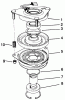 Toro 30190 - Mid-Size Proline Hydro Traction Unit, 18 hp, 1994 (49000001-49999999) Ersatzteile CLUTCH ASSEMBLY NO. 54-3200