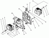 Toro 30190 - Mid-Size Proline Hydro Traction Unit, 18 hp, 1994 (49000001-49999999) Ersatzteile CRANKCASE-ENGINE MODEL NO. MV18S-TYPE 58543 #1