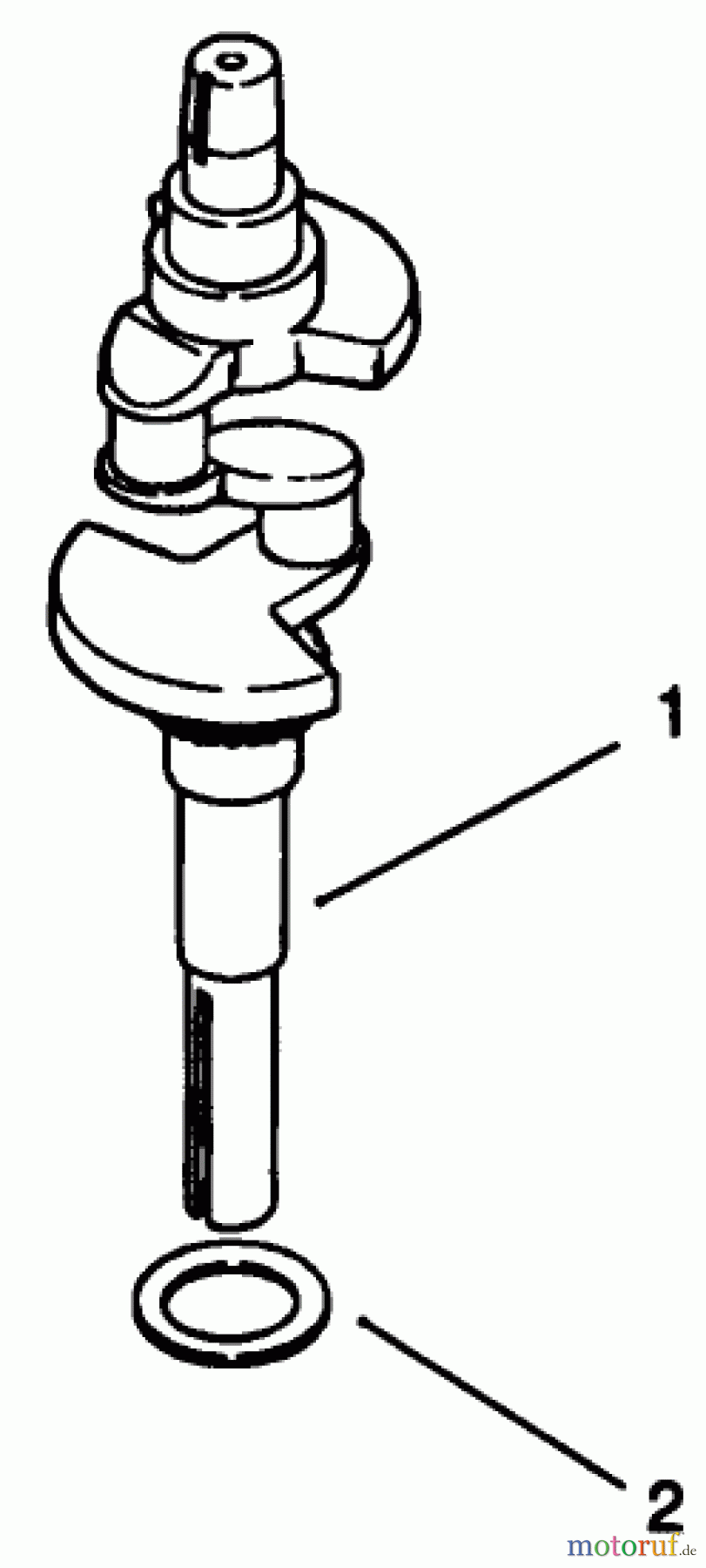  Toro Neu Mowers, Drive Unit Only 30190 - Toro Mid-Size Proline Hydro Traction Unit, 18 hp, 1994 (49000001-49999999) CRANKCASE-ENGINE MODEL NO. MV18S-TYPE 58543 #2