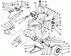 Toro 30190 - Mid-Size Proline Hydro Traction Unit, 18 hp, 1994 (49000001-49999999) Ersatzteile WHEEL ASSEMBLY & HYDRAULIC COMPONENTS