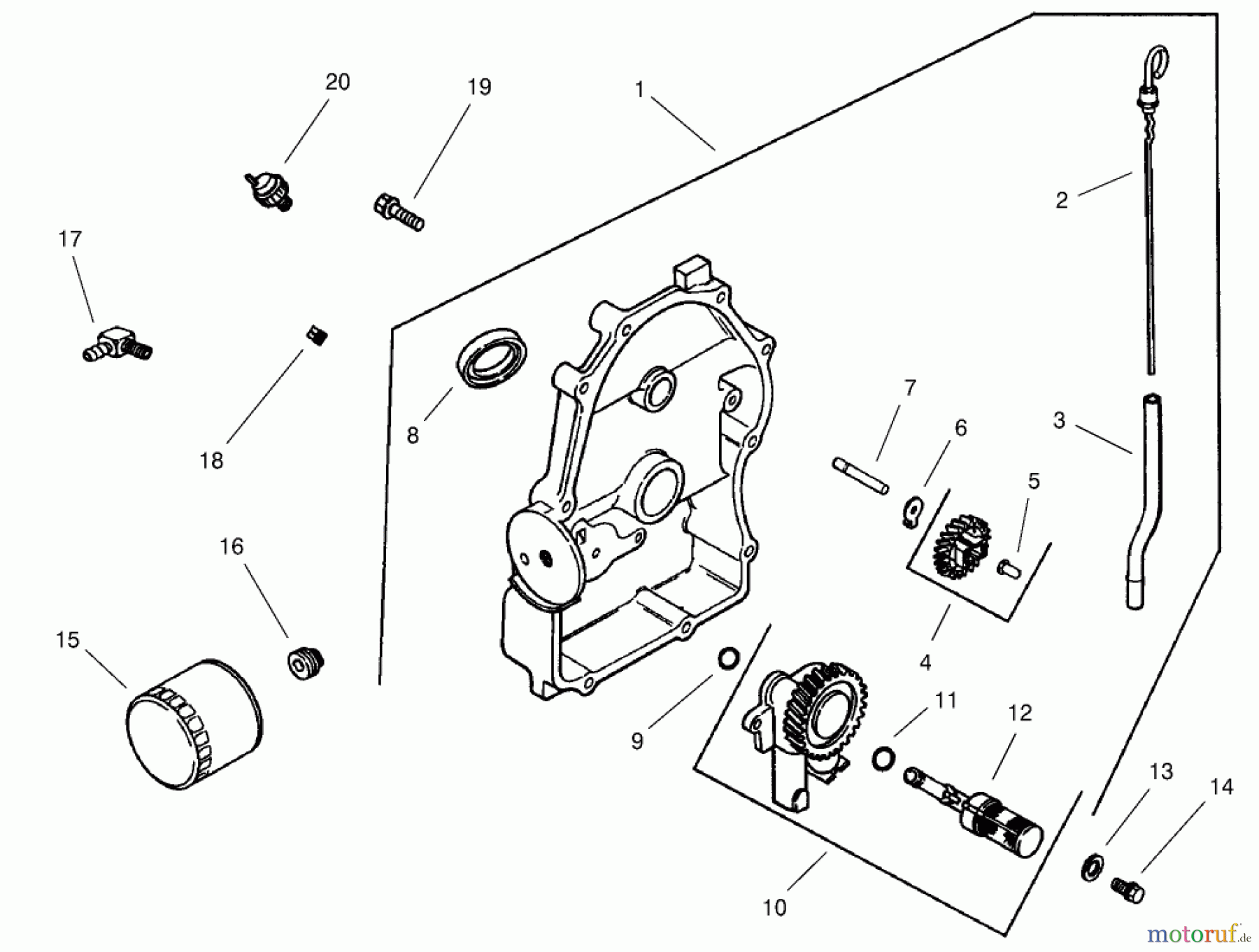 Toro Neu Mowers, Lawn & Garden Tractor Seite 1 73561SEI (522xi) - Toro 522xi Indy Special Edition Garden Tractor, 2000 (200000001-200999999) OIL PAN/LUBRICATION-KOHLER #CH22S-PS-66545