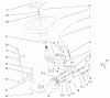 Toro 73561SEI (522xi) - 522xi Indy Special Edition Garden Tractor, 2000 (200000001-200999999) Ersatzteile POWER STEERING AND TILT ASSEMBLY